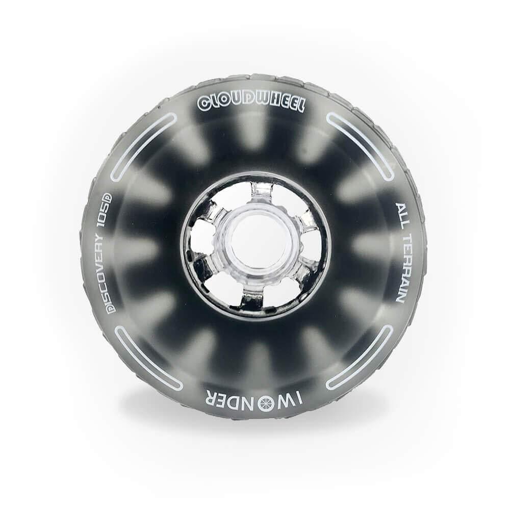 IWONDER IWONDER CloudWheel 120mm Discovery Electric Skateboard Wheels Patented Damping Foam Core All Terrain Off Road Translucent Urethane Longboard WheelsNot Applicable to Hub Motor