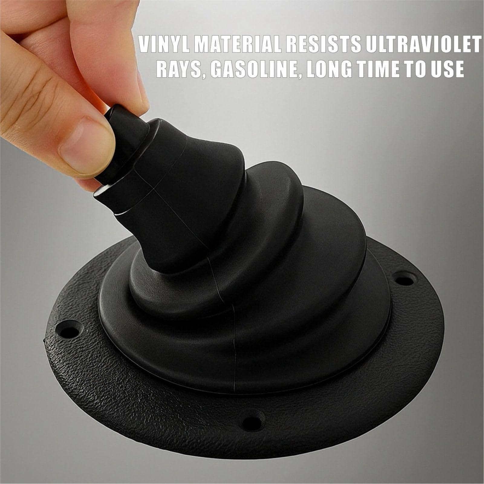asdmm asdmm Boat Motor Well Cable Boot - Rigging Steering Protect for Marine Yacht Kayak Electrical Wire Organize, Fuel Lines Diameter 4 7/10\" (Black)