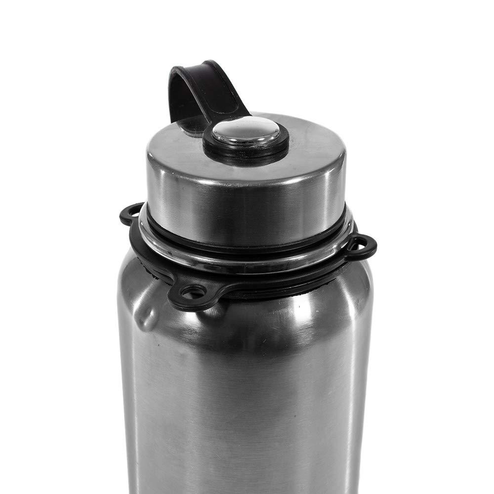 West Coast Paracord West Coast Paracord 3 Hole Safety Water Bottle Ring Gray Transform into a Water Bottle Sling, Holder, or Handle (5 Pack)