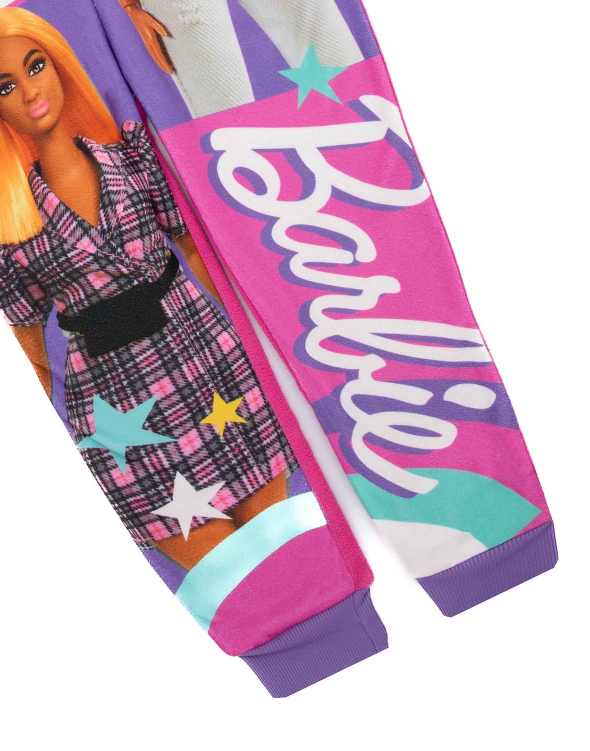 Barbie Barbie Girls Onesie | Young Ladies Pink All in One Sleepsuit Pajamas | Together We Shine Character Bodysuit PJs