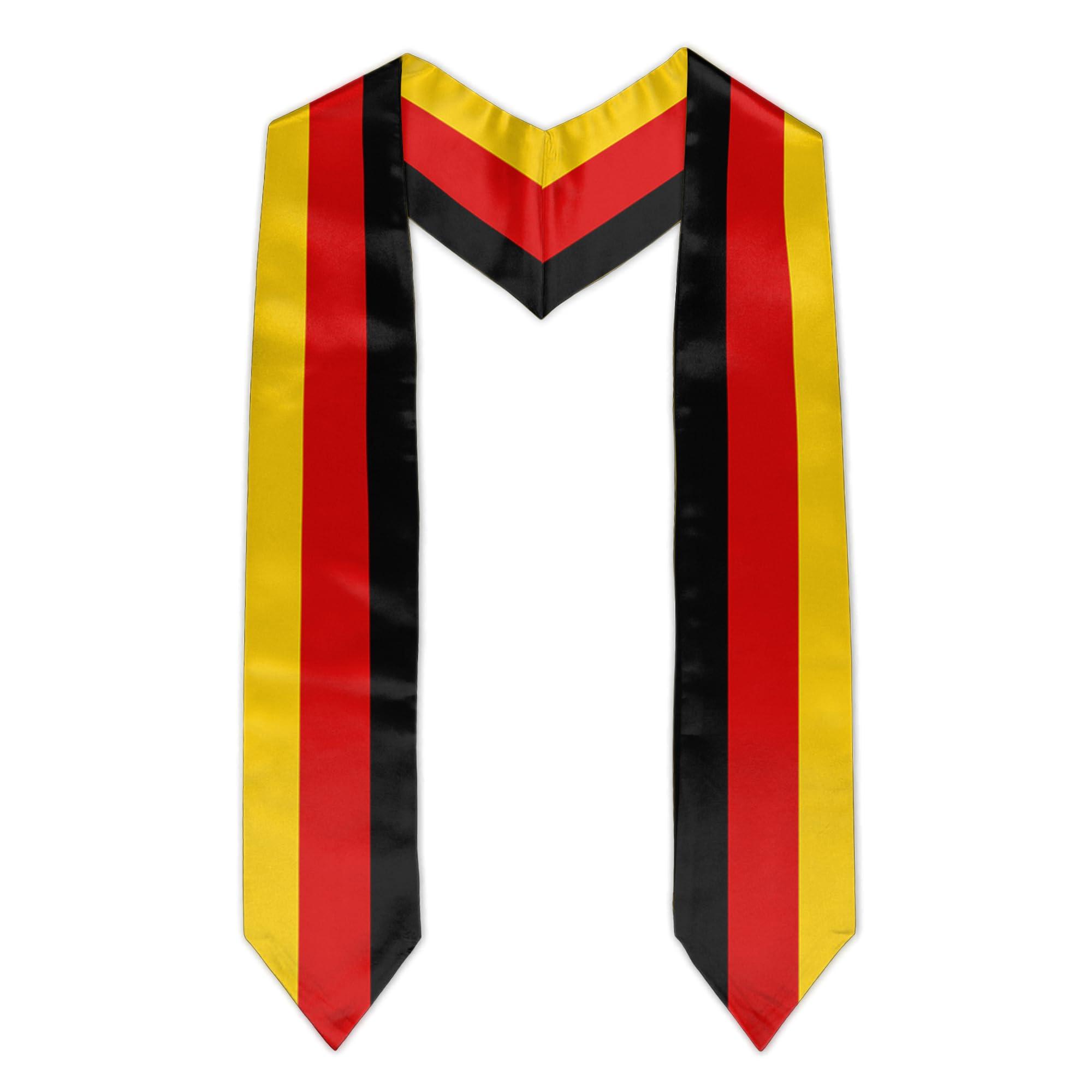 Vcmaluco Vcmaluco Germany Flag Graduation Stole German Flag Graduation Sash Graduation Scarf Graduation Day Gifts