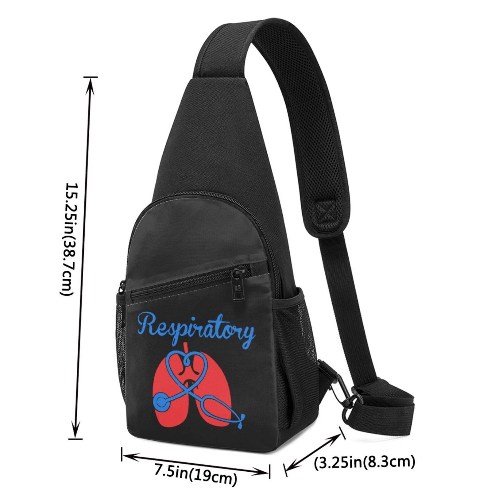 Ioedthbj Respiratory Therapist Stethoscope Adjustable Fanny Pack Waist Bag For Travel Sports
