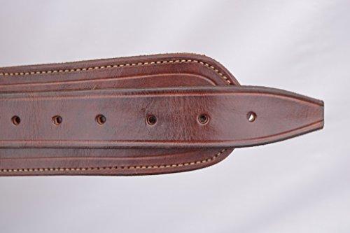 Leathertown USA Gun Holster & Belt Cowboy Western Style Rig .22 Cal Single Drop Holster Standard .22 Barrel Brown Plain Size 34