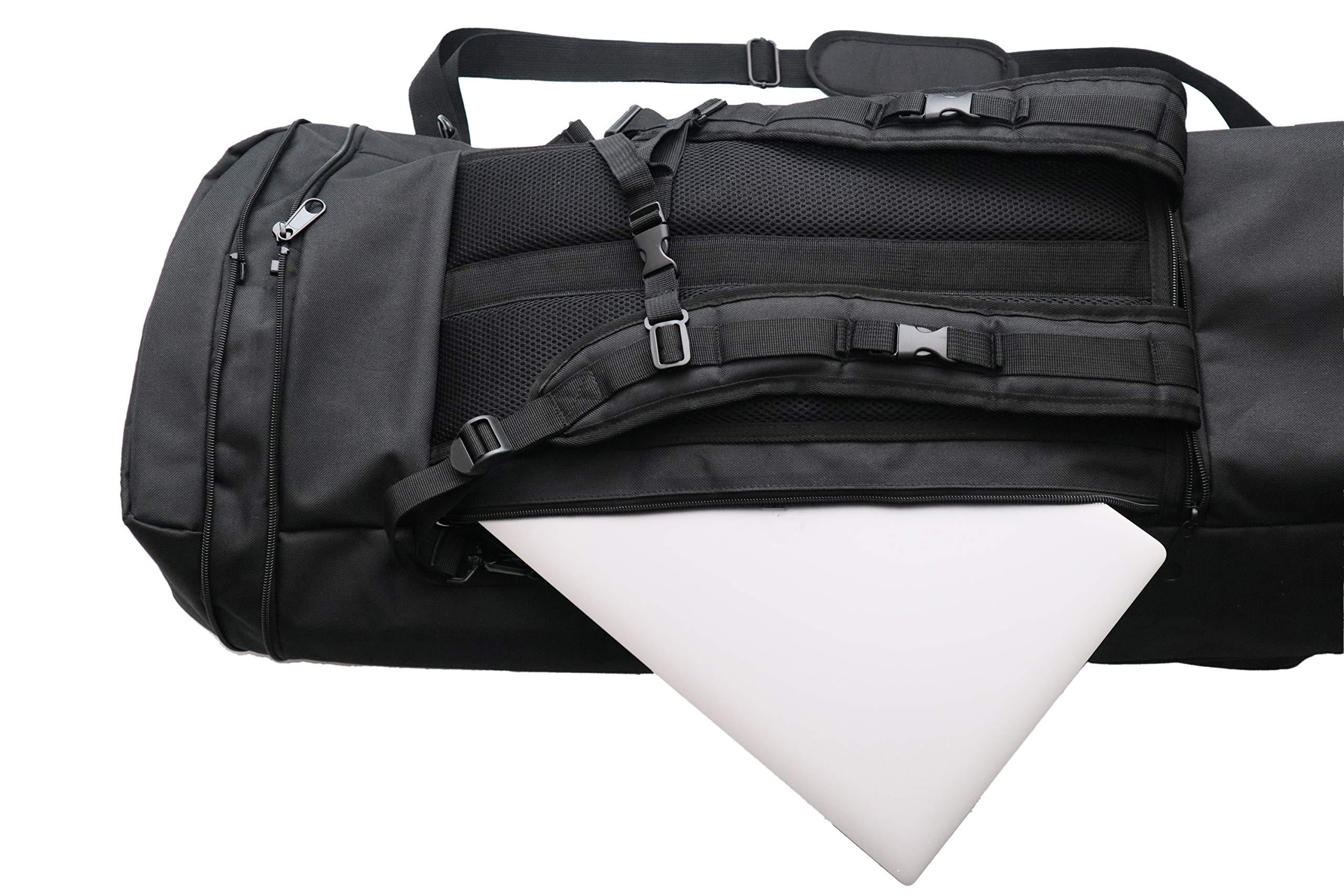 GoRide GoRide Elite Electric Longboard Skateboard Backpack Bag Carrier with Laptop Holder (Black)