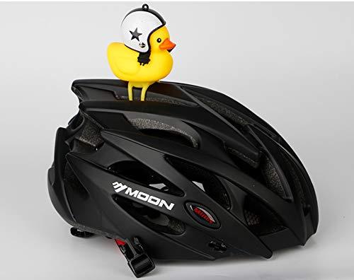Omeet 2 Pack - Lovely Yellow Duck Bike Bell, Kids Bike Horn, Rubber Yellow Duck Bicycle Accessories with LED Light and Propeller - for Kids Toddler Children Adults Sport Outdoor
