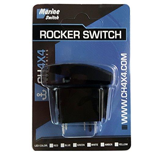 CH4X4 INDUSTRIES CH4X4 Marine Rocker Switch Underwater Symbol 2- Blue Led