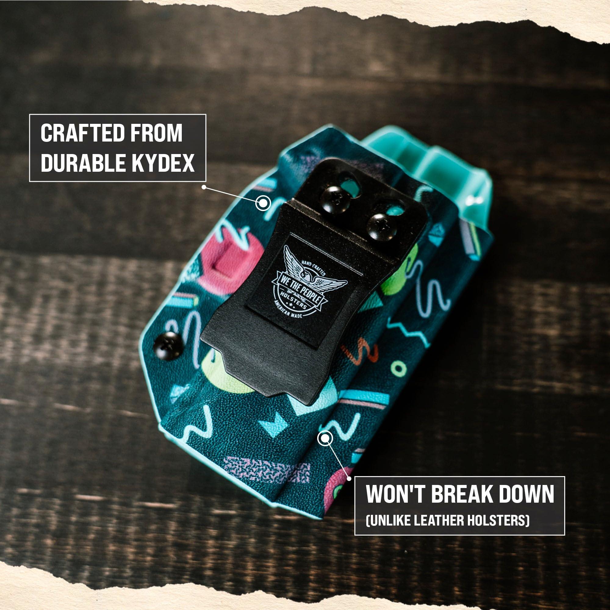 We The People Holsters We The People Holsters - Tiger Print - Left Hand - IWB Holster Compatible with Sig Sauer P320C 9MM/.40SW Manual Safety / P320-M18 RDS