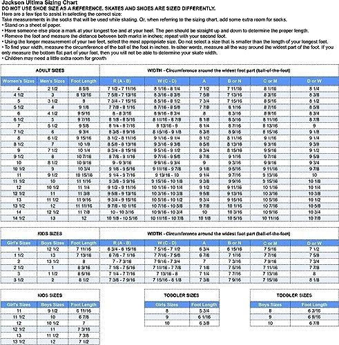 SKATE GURU Jackson Ultima Figure Ice Skates Finesse JS451 / Medium to Wide/Kids 3 Bundle with Guardog Skate Guards
