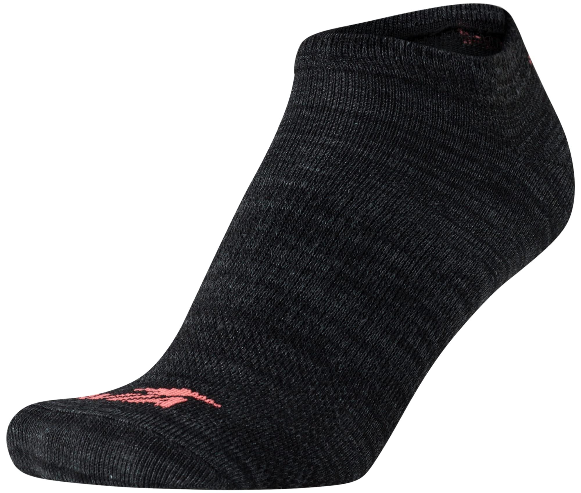 Avia Avia Women's Athletic No Show Socks - 10 Pack Performance Stretch Cushioned Low Cut Socks for Running and Workout (4-12), Size 4-9, Black Multi