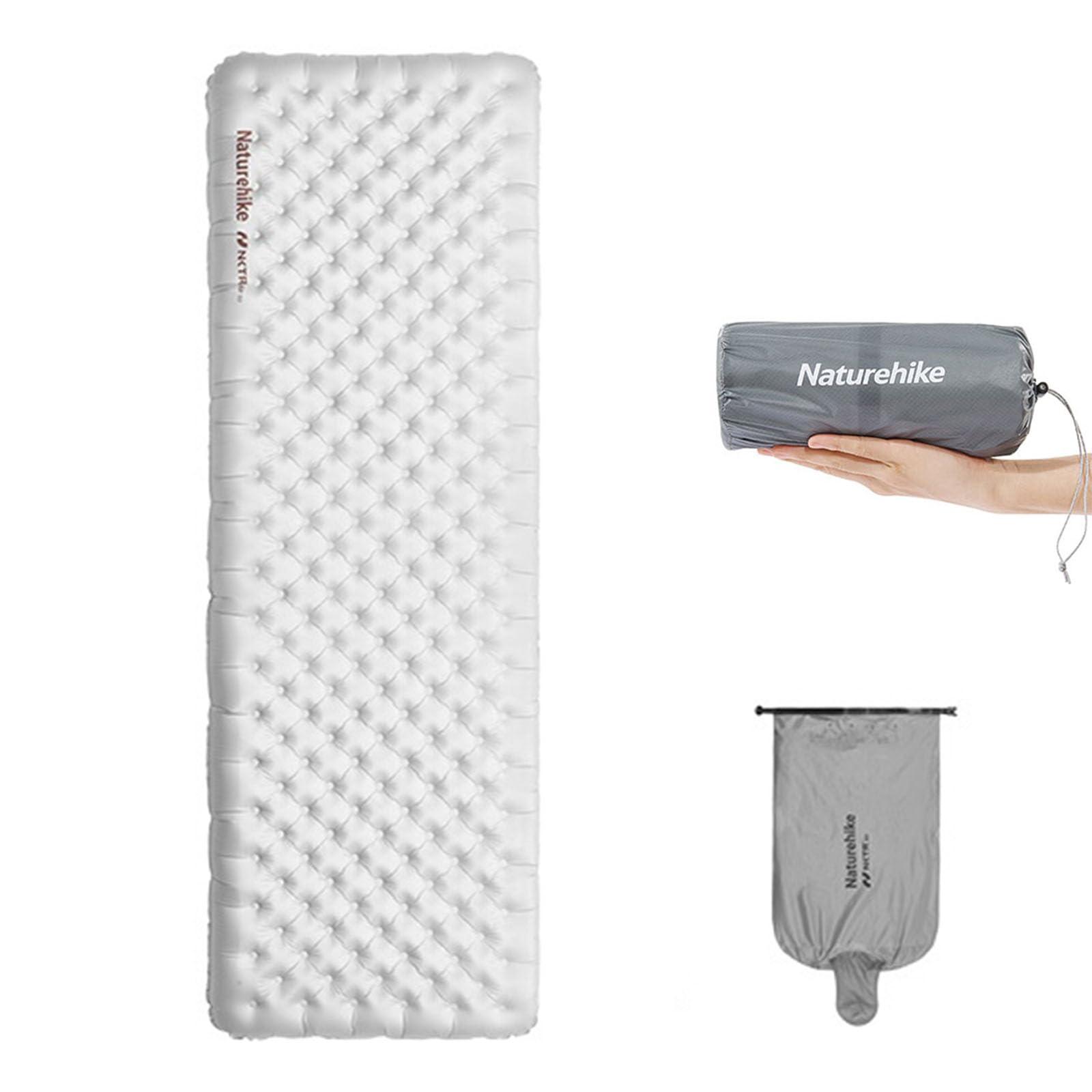 windhike windhike Naturehike 5.8/8.8 R-Value Camping Sleeping Pad,3.1"-4.7" Ultra-Thick,1-1.4LB Ultralight Camping Mat with Inflatable Bag,Backpacking Inflatable Foam Camping Mat for Car,Hiking
