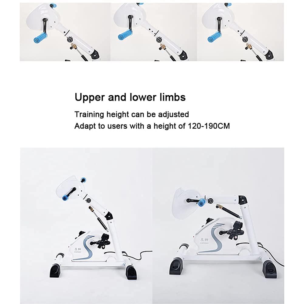 TREEYX TREEYX Folding Exercise Bike with LCD Display Home Pedal Exerciser Electric Rehabilitation Machine Upper and Lower (Folding Exercise Machine )