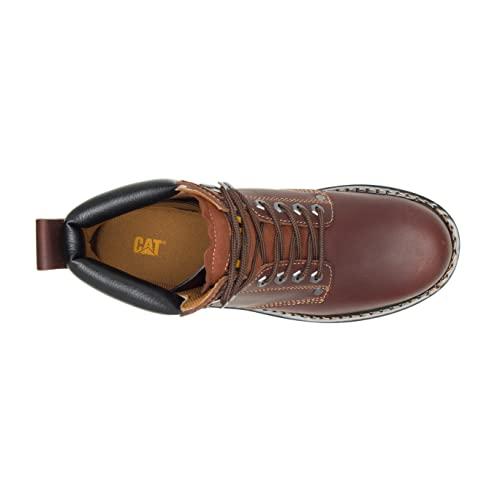 Cat Footwear CAT Men's Second Shift Soft Toe Work Boot, Tan, 5