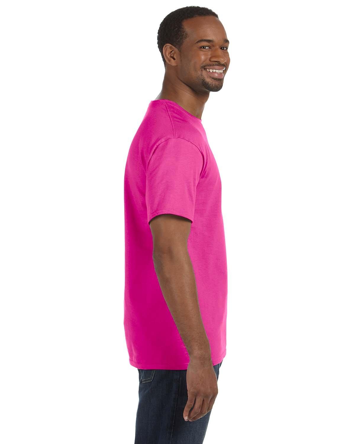 Jerzees Jerzees Mens DRI-POWER Active Short Sleeve Crew T-Shirt, JZ29MR, 4X, Cyber Pink