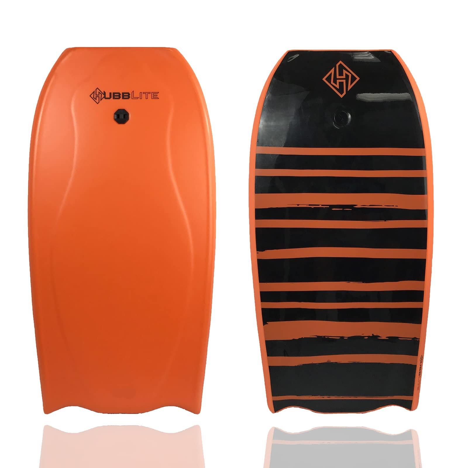 Hubboards Hubboards Bodyboard Hubb Lite Polystyrene (EPS) - Orange/Orange/Black - 42-Inch