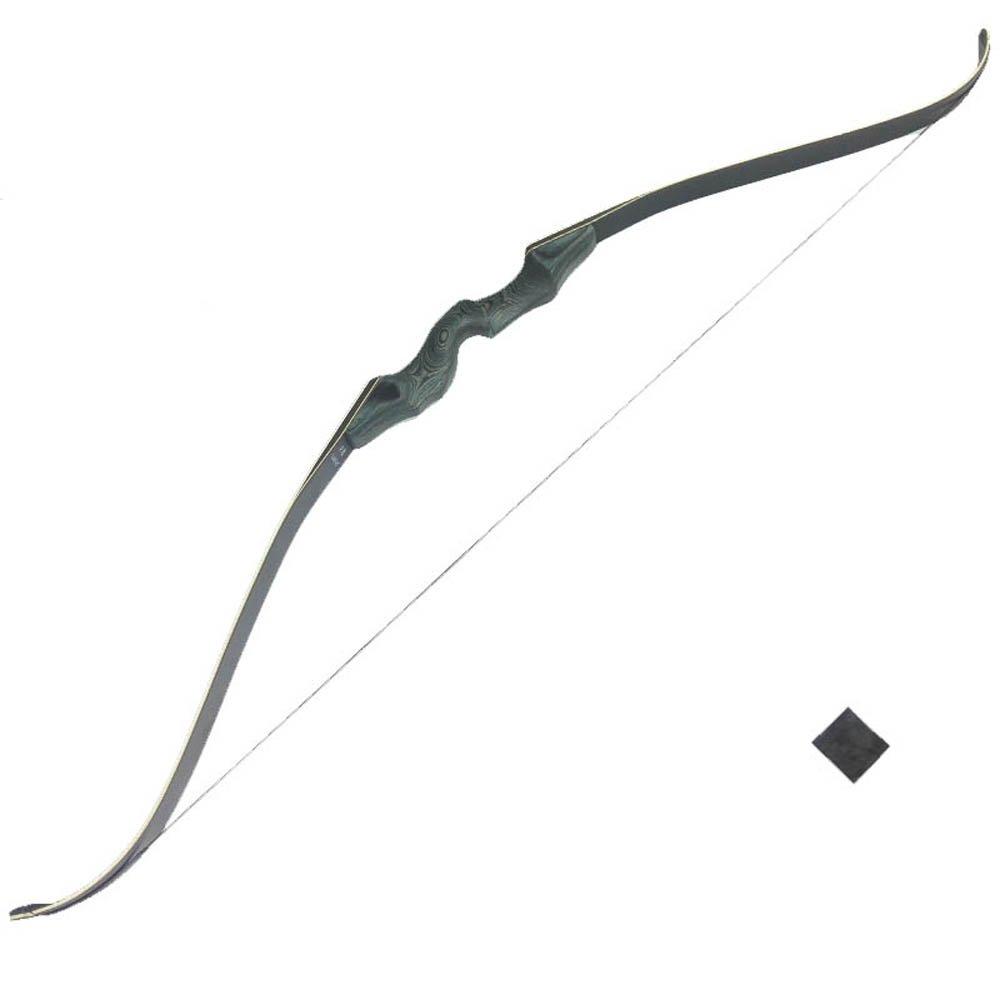 AMEYXGS 60 Inch Takedown Recurve Bow Draw Weight 25-65lbs Traditional Wood Longbow with Bamboo Core Limbs Right Left Hand American Hunting Longbow (35 Lbs, Right Hand)