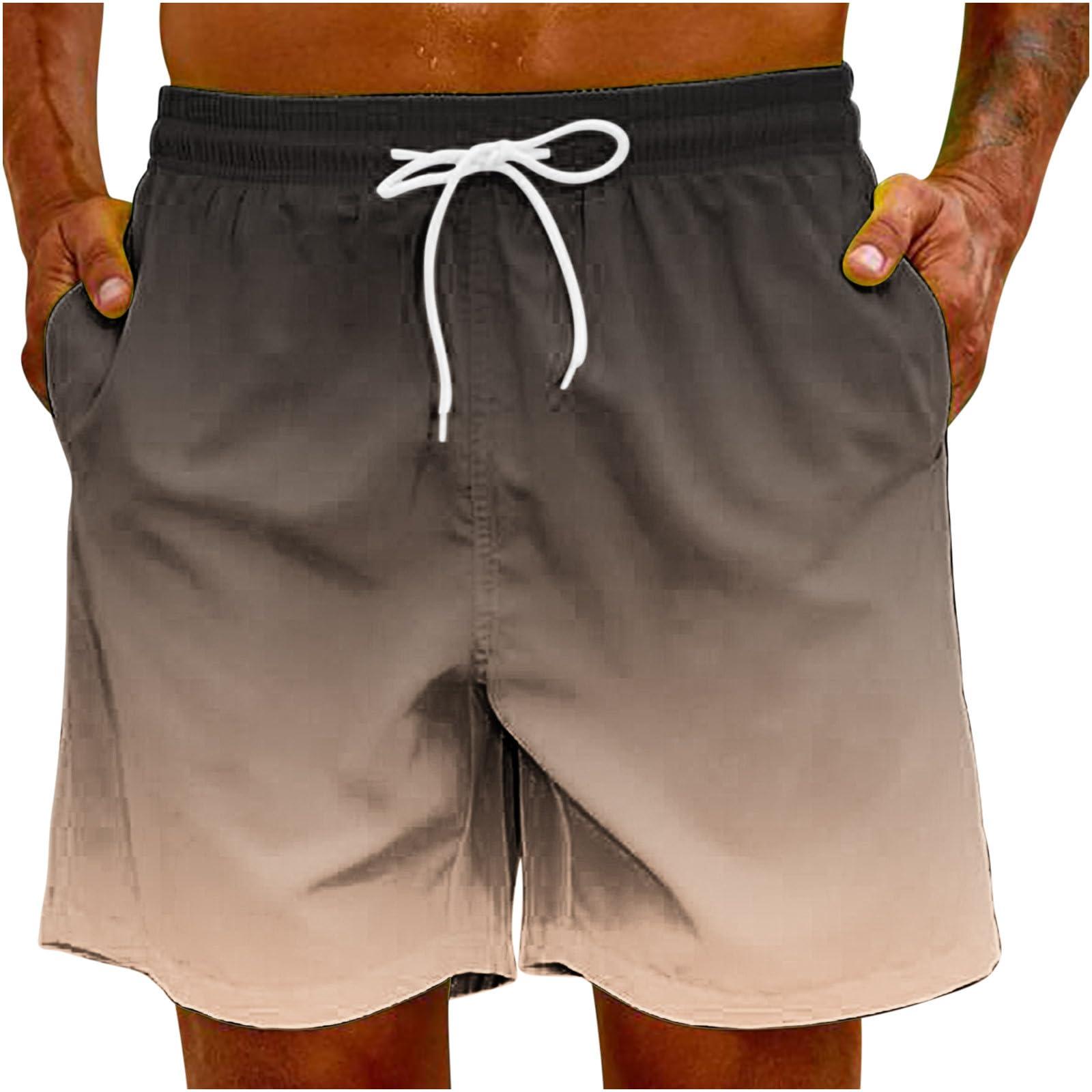 NineFit Basics Mens Swim Trunks with Compression Liner Men's Compression Swim Trunks Mens Beach Shorts Mens Swimsuit 5 Inch Swim Trunks Mens Swimming Trunks 5 Inch