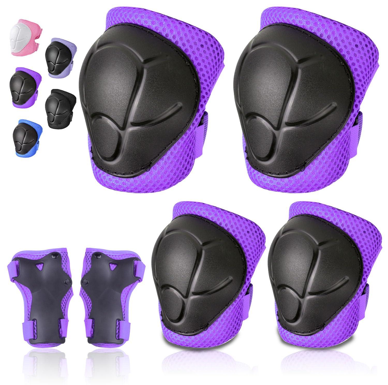 ETWTOTOYO ETWTOTOYO Knee Pads for Kids Toddler 3-7 Years knee and elbow pads for kids Protective Gear for Skateboarding Pads Cycling Skating Scooter
