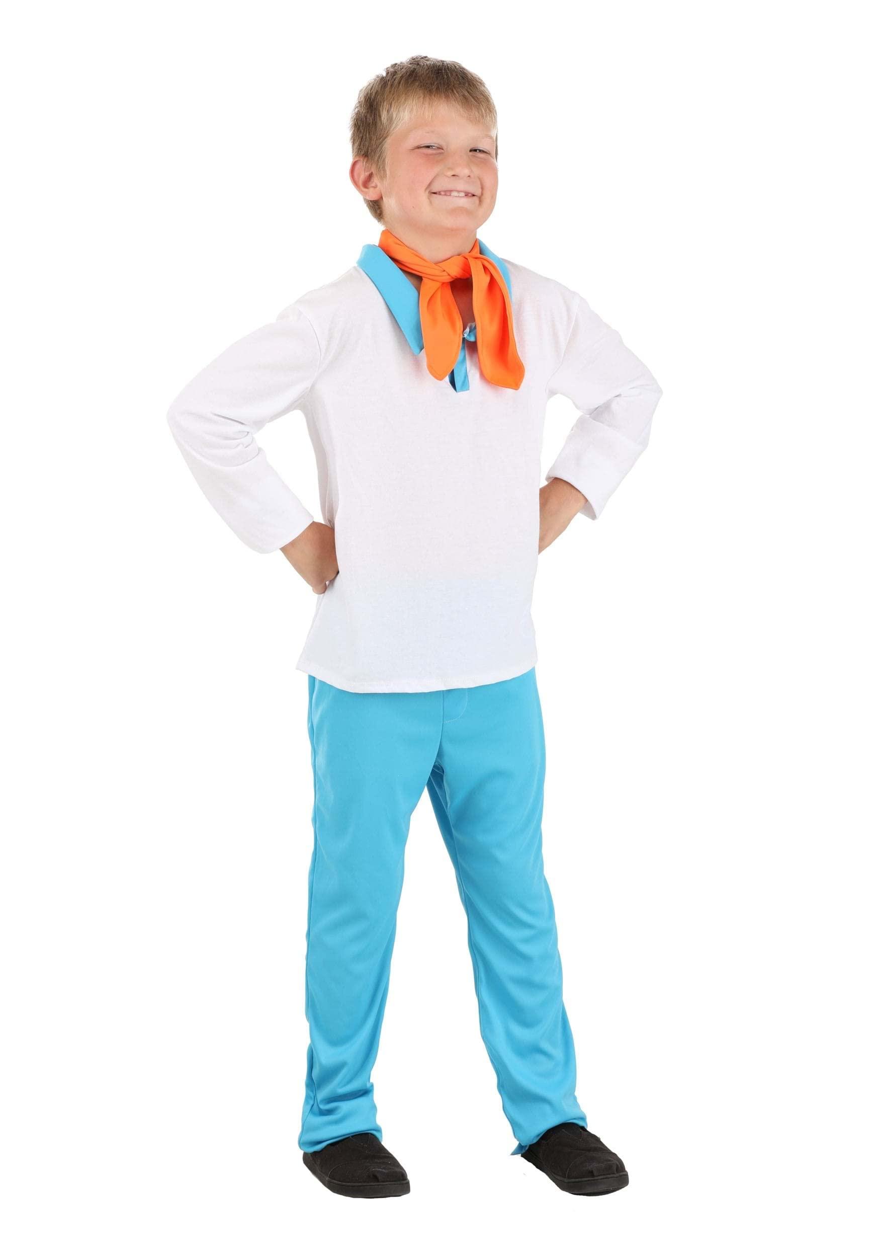 Fun Costumes Fun Costumes Scooby Doo Fred Costume for Kids, Character Outfit for Halloween or Movie Cosplay S
