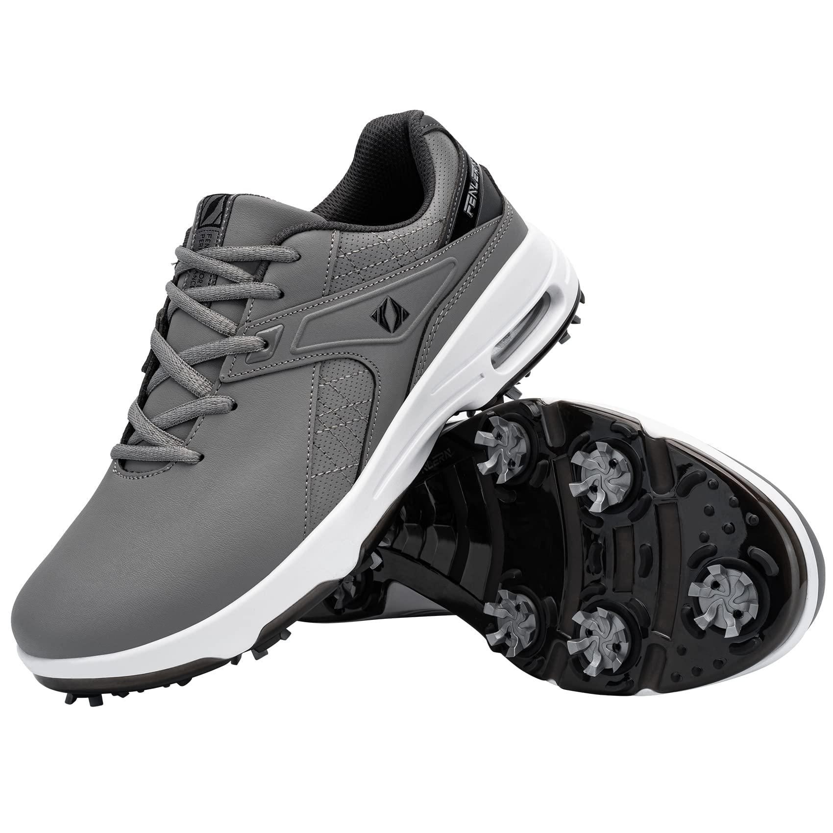 FENLERN FENLERN Golf Shoe Spikes Cleat Metal Thread Screw 6mm dia, Silver