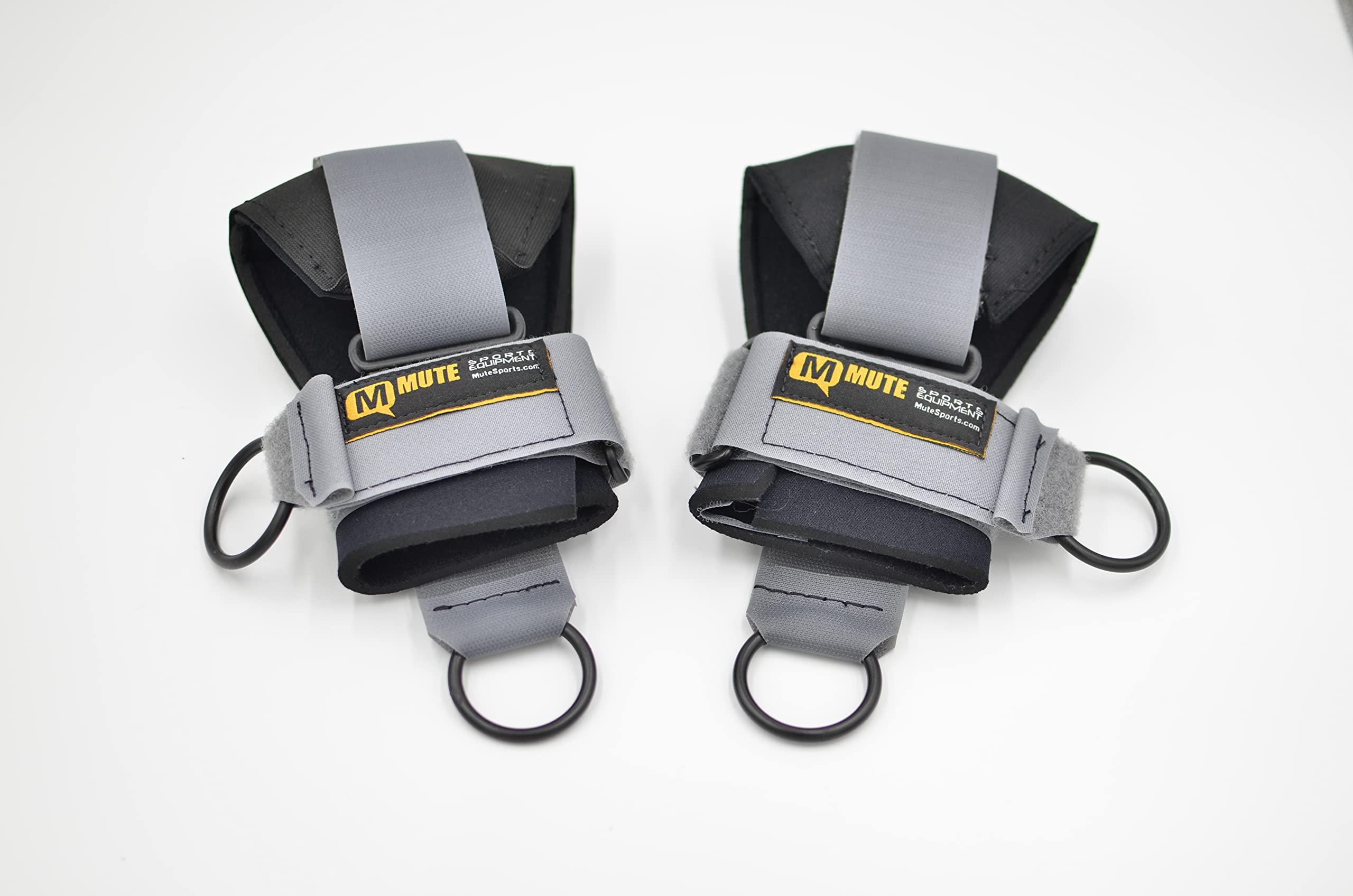MUTE Grip Aid Workout Multi Purpose Adaptive Grasping Cuffs One Pair (Left and Right Gloves). Workouts, gardening, daily tasks. Those with little to no grip such as quadriplegic or arthritis