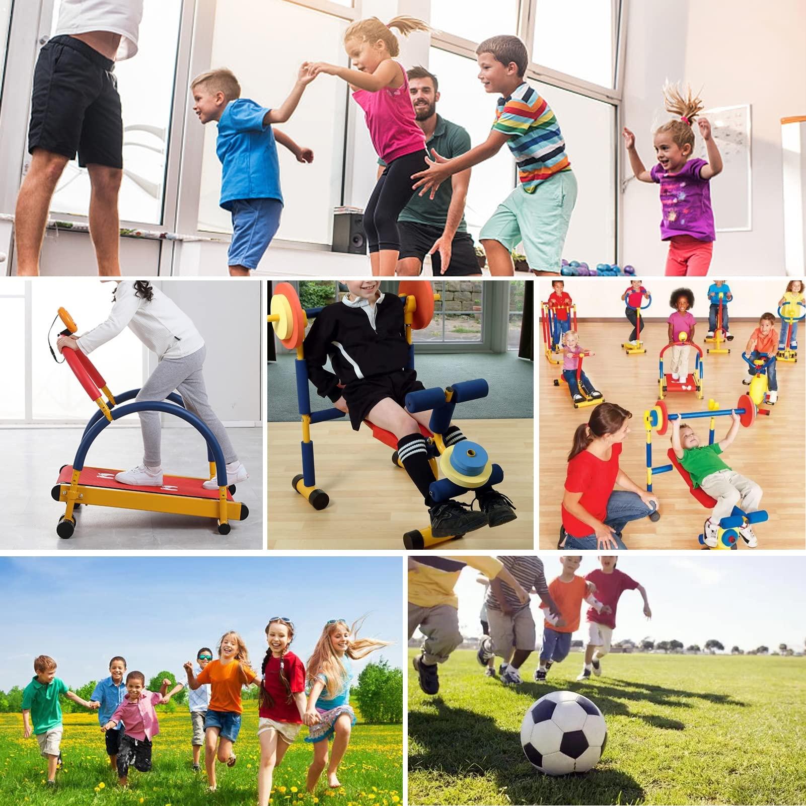 QBDGXFC Kids Fitness Exercise Equipment Kids Fitness Dumbbell Set Adjustable Weight Bench Toy for Boys And Girls for Beginner Exercise