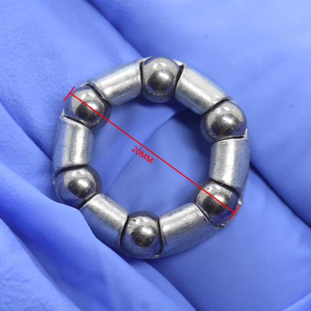 KOVNOVI KOVNOVI Caged Ball Bearings OD 20mm 8PCS Rear Bike Wheel Hub Headset Crankshaft Pivot Retainer Oversize 6 Balls Bearing 20mm Accessories