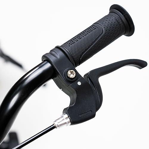 RoyalBaby Royalbaby EZ Kids Bike, 18 Inch Balance Pedal Convertable Bicycle, Easy Learn Balancing to Biking Boys Girls Ages 5-9 Years Beginners, 18" Wheel Pink