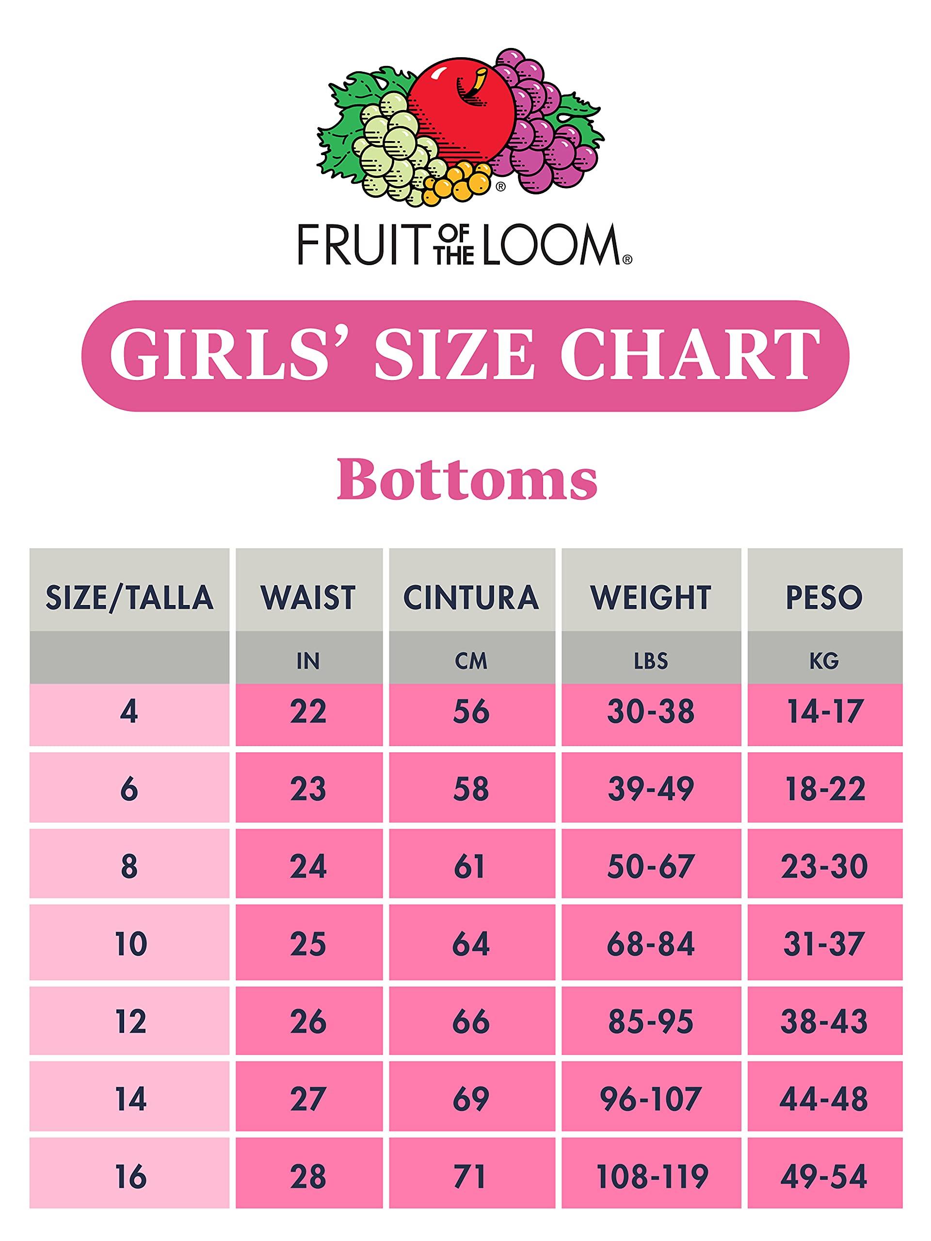 Fruit of the Loom Fruit of the Loom Girls' Little Cotton Bikini Underwear Multipacks, 10 Pack-Fashion Assorted, 6