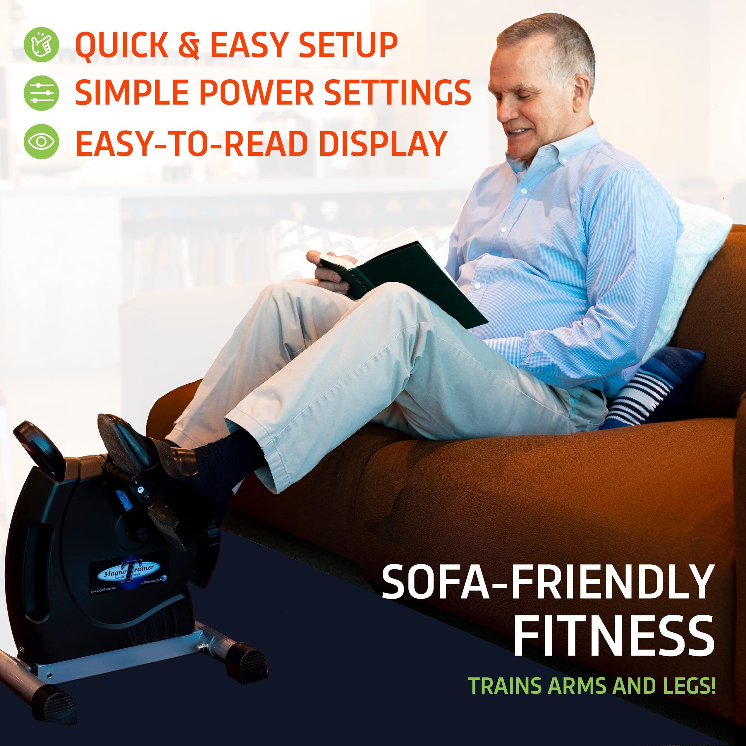 MAGNETRAINER MagneTrainer-ER Mini Exercise Bike Arm and Leg Exerciser