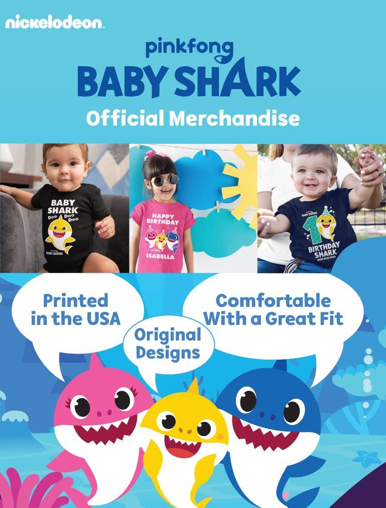 Tstars Tstars Baby Shark Shirt 1st 2nd Birthday Shark Outfit for Boy Girl Infant Kids T-Shirt 12M Navy
