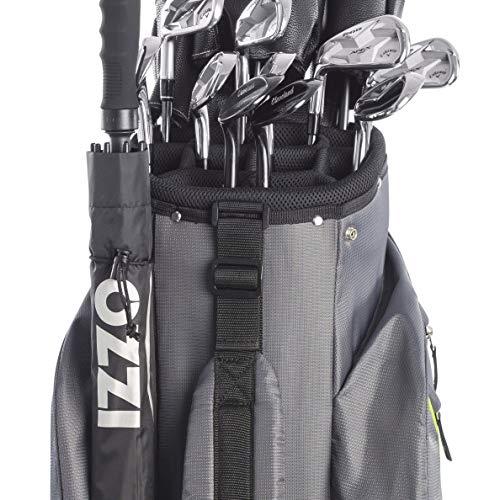 Izzo Izzo Golf Izzo Ultra-Lite Cart Golf Bag With Single Strap & Exclusive Features, Navy Blue/Light Blue, 35 x 14 x 11