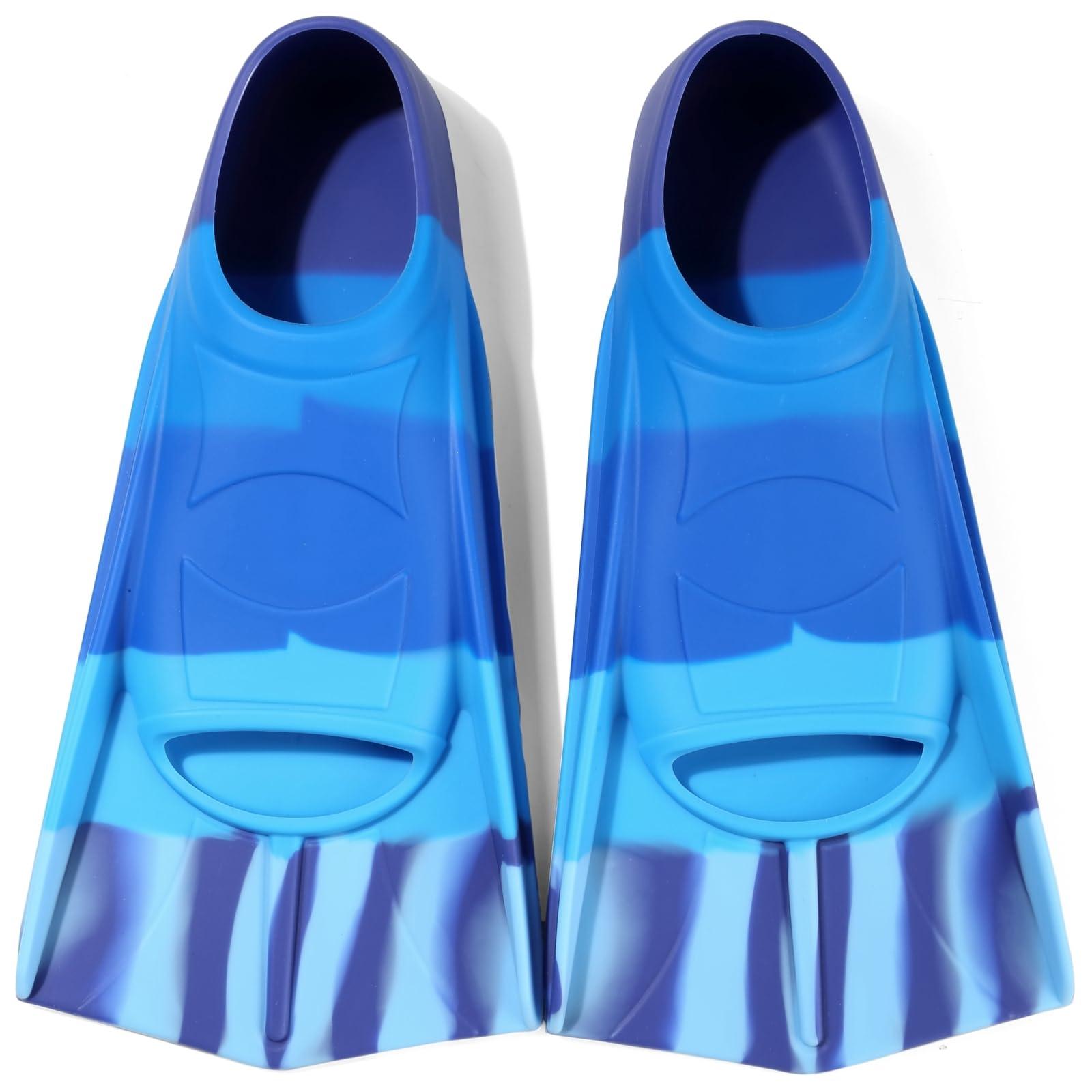 Foyinbet Foyinbet Kids Swim Fins,Kids Flippers Short Youth Swimming Fins for Lap Swimming Training for Children Girls Boys Beginner Small
