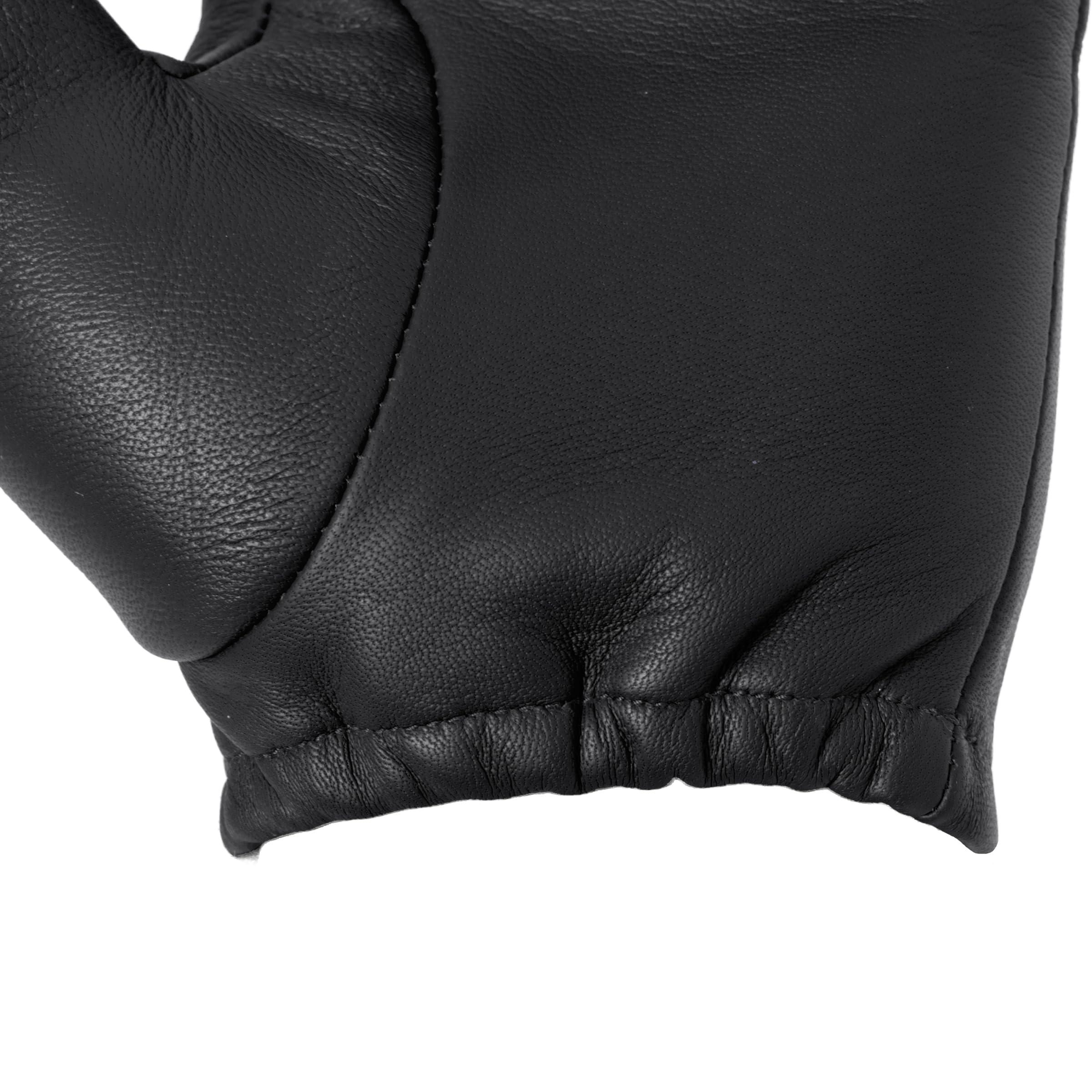Tough Gloves Tough Gloves Patrol-X Ultra Thin Leather Gloves, TD301 Black Size 12