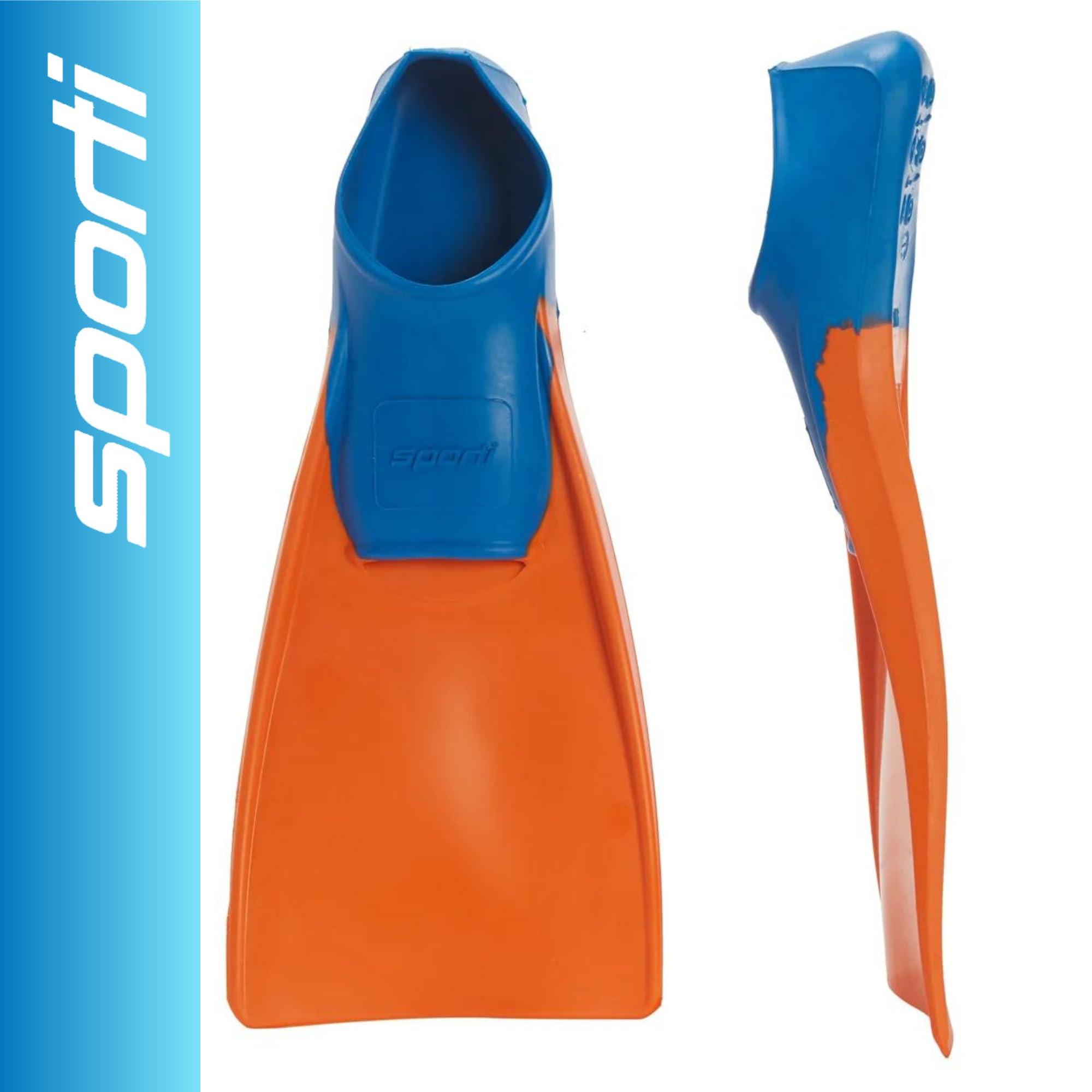 Sporti Sporti Essential Floating Swim Fins (Color) - Little Kid 1-2 (OrangeBlue)