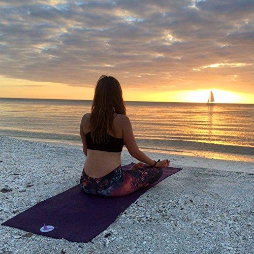AURORAE AURORAE Classic/Printed Extra Thick and Long Yoga Mat. Slip Free Rosin included