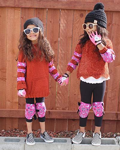 Simply Kids Knee Pads for Kids Knee Pads and Elbow Pads Set I Toddler Knee and Elbow Pads for Kids Age 2 3 4 5 Toddlers Protective Gear Set I Roller-Skating, Skateboard Knee Pads for Children Boy Girl 2-4 5-8