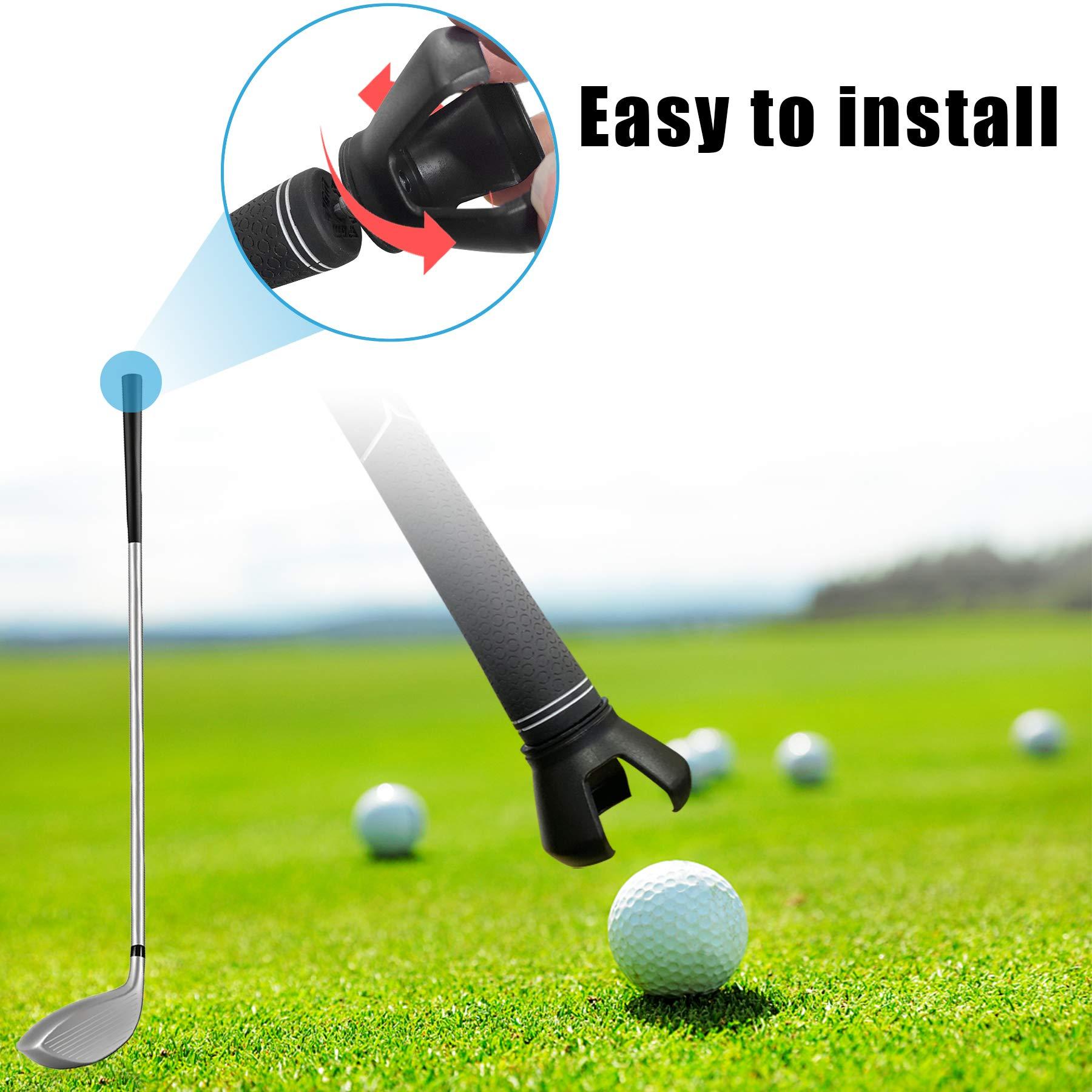 prowithlin prowithlin Golf Ball Retriever Telescopic with 2 Golf Ball Grabbers, Stainless Extendable Golf Ball Retriever for Water, Golf Gift for Men, Golf Accessories for Men, Weight: 0.55lb