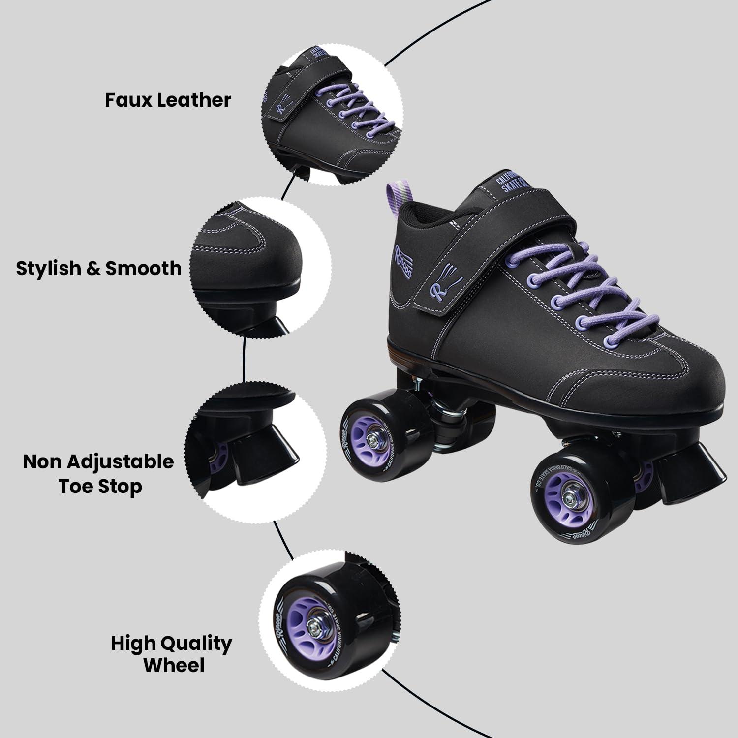 Sure-Grip California Skate Co - Rincon (Purple, Mens 8 / Womens 9)