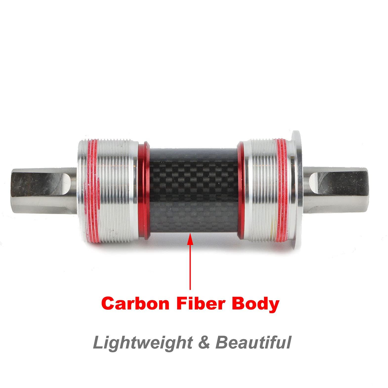 OMNI Racer OMNI Racer Worlds Lightest Titanium JIS Square Taper Bottom Bracket- Italian (Italian 70x116mm)