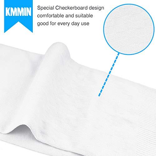 KMMIN KMMIN Arm Sleeves, UV Protection Sleeves for Driving Cycling Golf Basketball Warmer Cooling Arm Sleeves UPF 50 Sunblock Protective Gloves for Men Women Adults Covering Tattoos (2White)