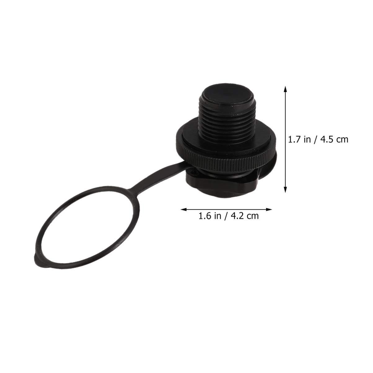 LIOOBO 8pcs One-way Boston Nozzle for Boat Boston Valve Screw Nozzle Octagonal Valve One-way Boston Nozzle for Kayak