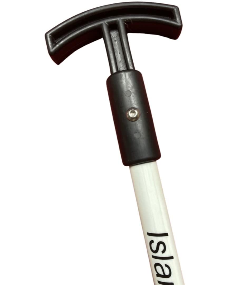 Salty Adventures Island Anchor - 3/4" x 8' - 3 Piece - Shallow Water Anchor Pole (Black)