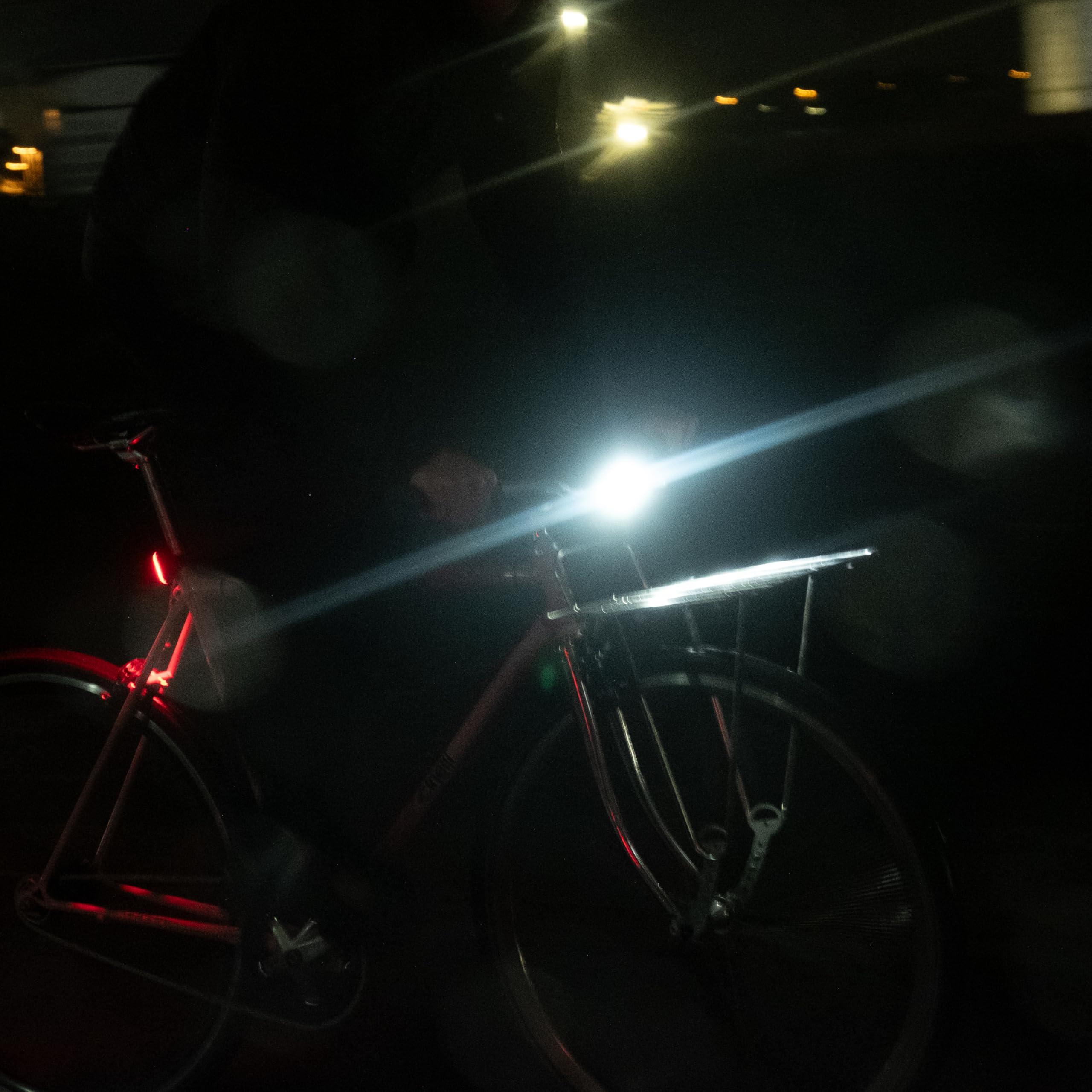 KNOG Knog Blinder Bike Light Twinpack - Bright 200/100 Lumen Bike Headlight and Tail Light Set,Waterproof Bicycle Light,USB Rechargeable,Unique Square Pattern,Long Runtime - For Road & Trail Cycling,Square