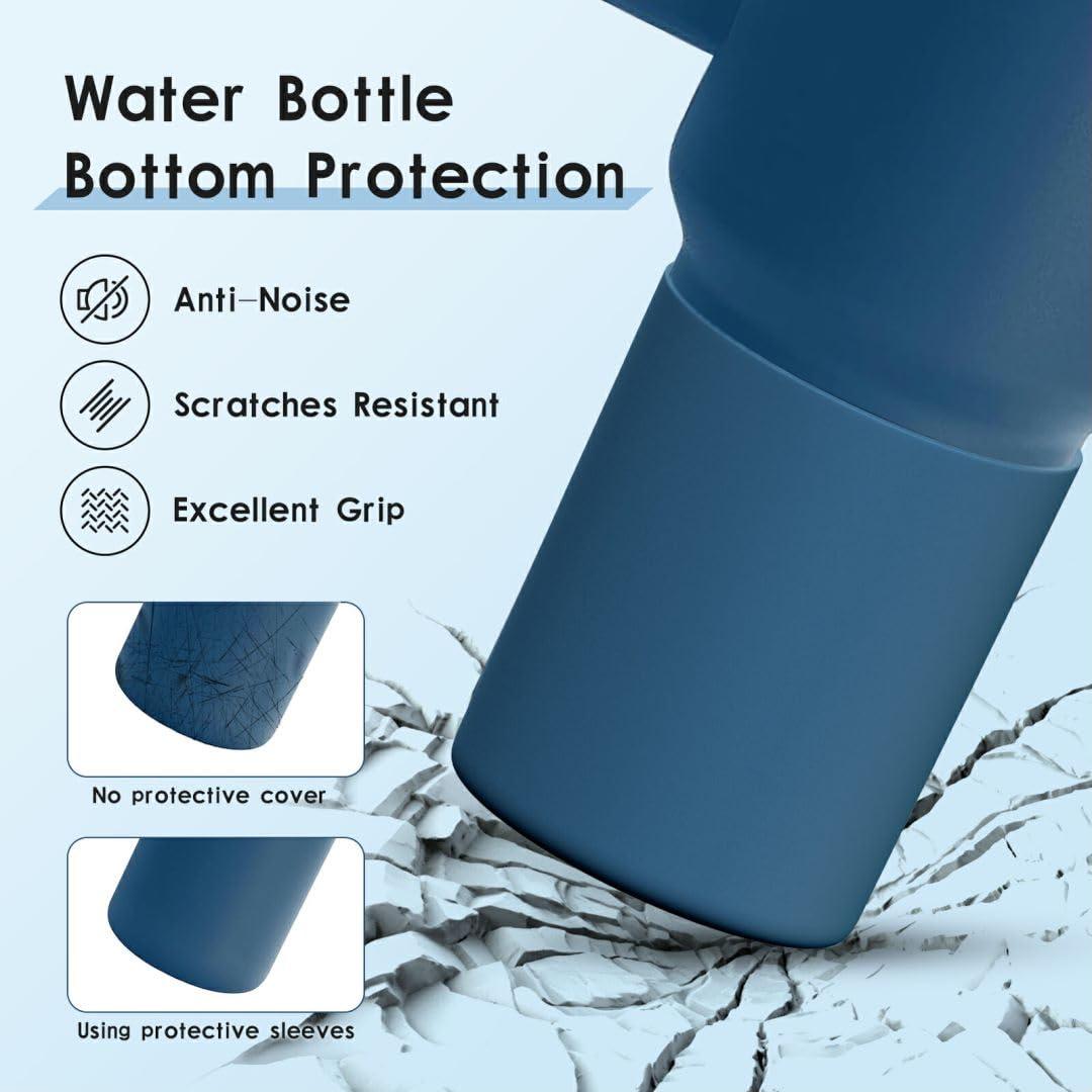 BKBY BKBY Silicone Boot Compatible with Sinple Midern 24/30/40 oz Tumbler Trek Collection, Protective Anti-Scratch Bottle Bottom Sleeve Cover Compatible with Sinple Midern Trek Collection