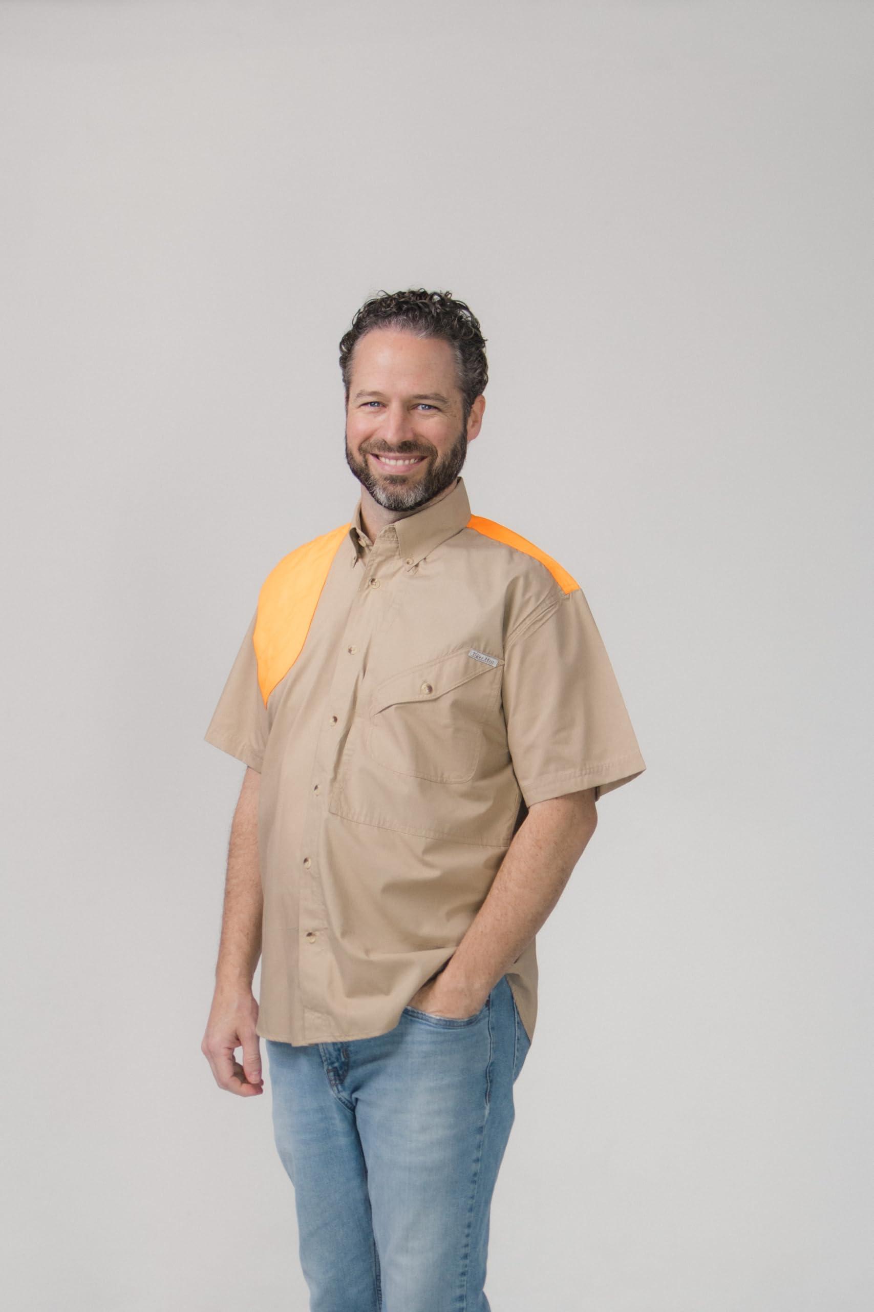 Tiger Hill Tiger Hill Men's Upland Hunting Short Sleeves (X-Large) Khaki