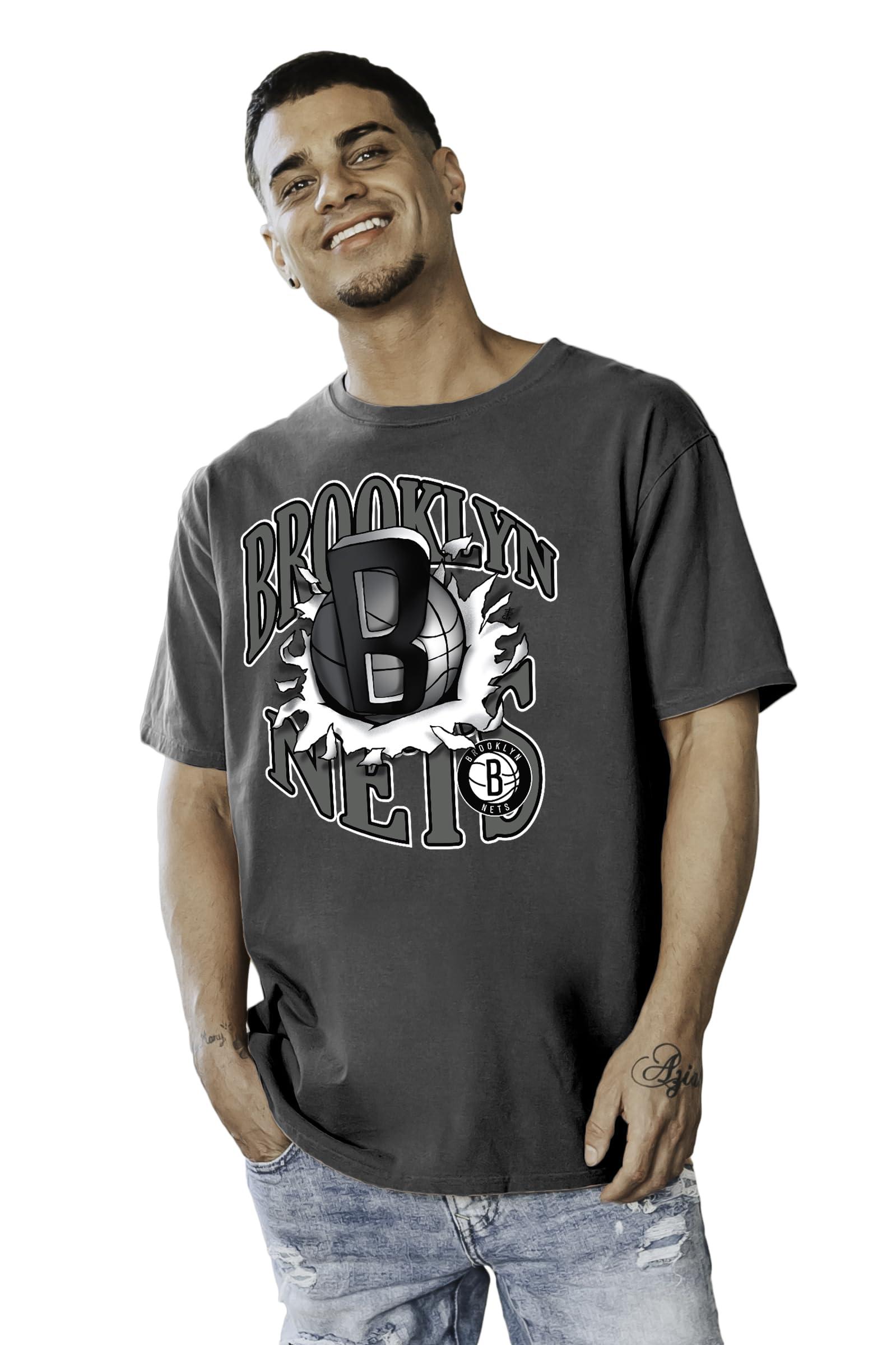Blue 84 Blue 84 Standard NBA Officially Licensed T-Shirt Ringspun Slam Mascot Black
