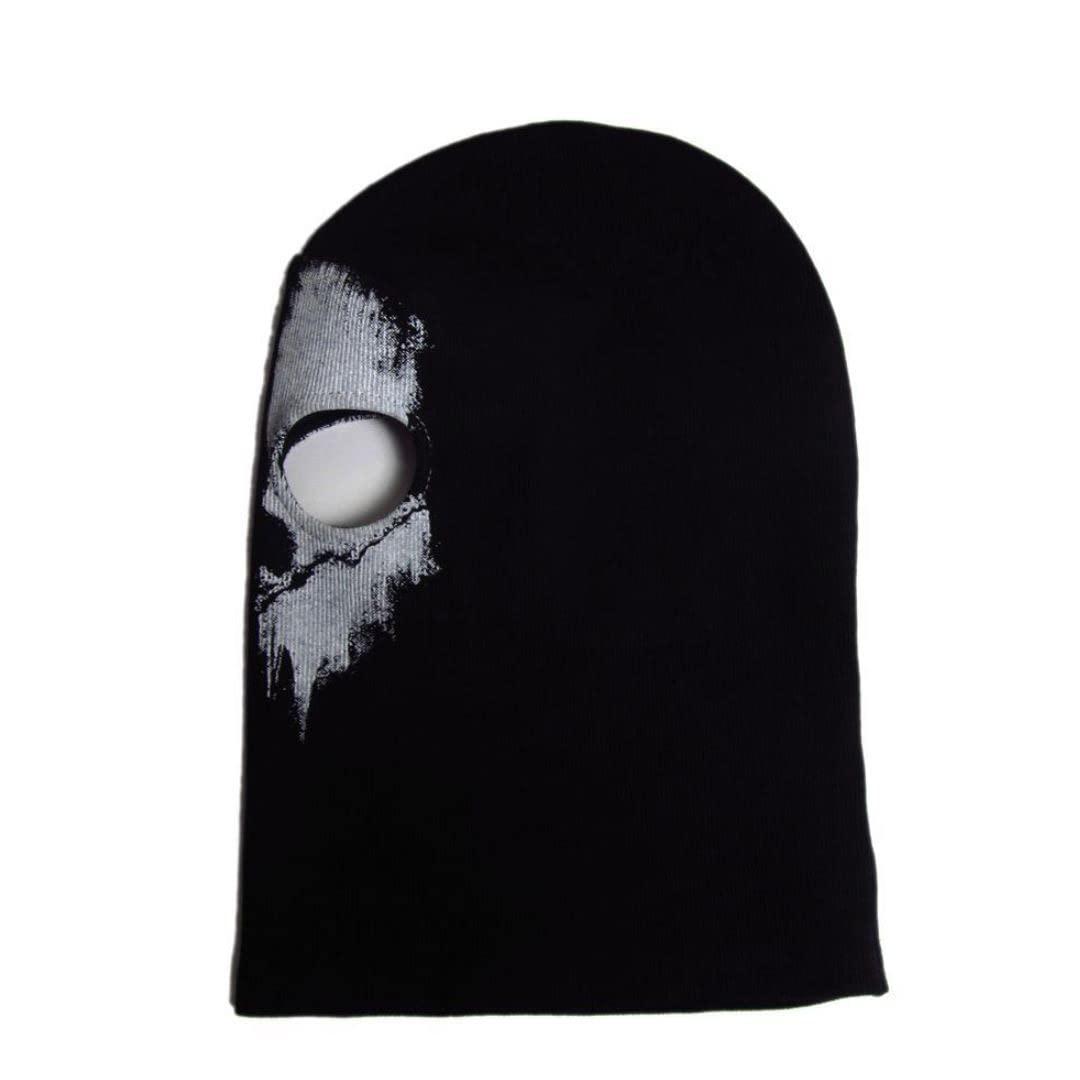 SzBlaZe SzBlaZe Unisex Ghost Print Stocking Balaclava Mask Good For War Game Halloween Cosplay (Print 2)