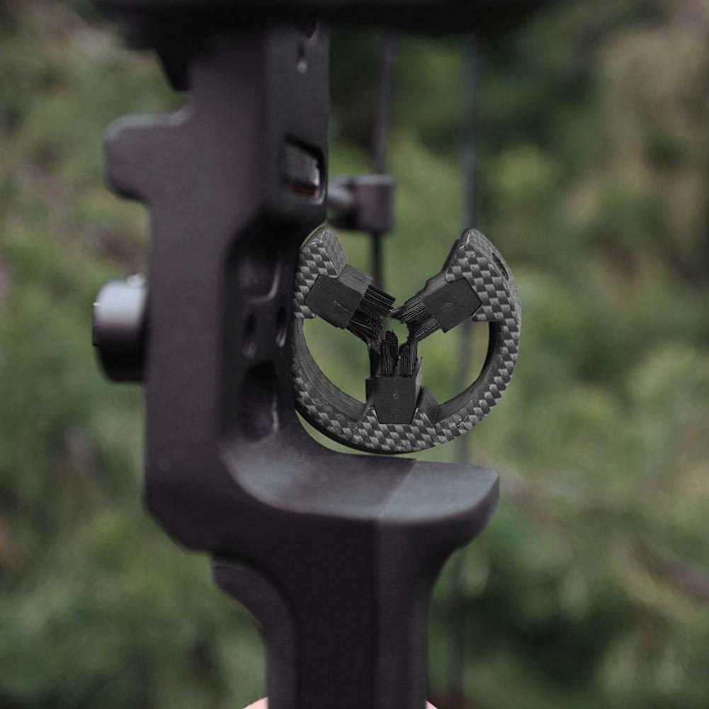 Yosoo Health Gear Compound Bow Arrow Rest, Universal Camouflage ture Arrow Rest Recurve Bow Archery Brush Arrow Rest(Black)