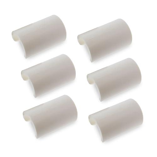 Bimini Clip Terricraft\'s Original Bimini Boat Clip - Clips for Boat Rails or T-Tops - Holds Towels or Clothes for Drying, Privacy and Convenience - Bimini Top Accessories (Square 5 Pack, Black, 1\")