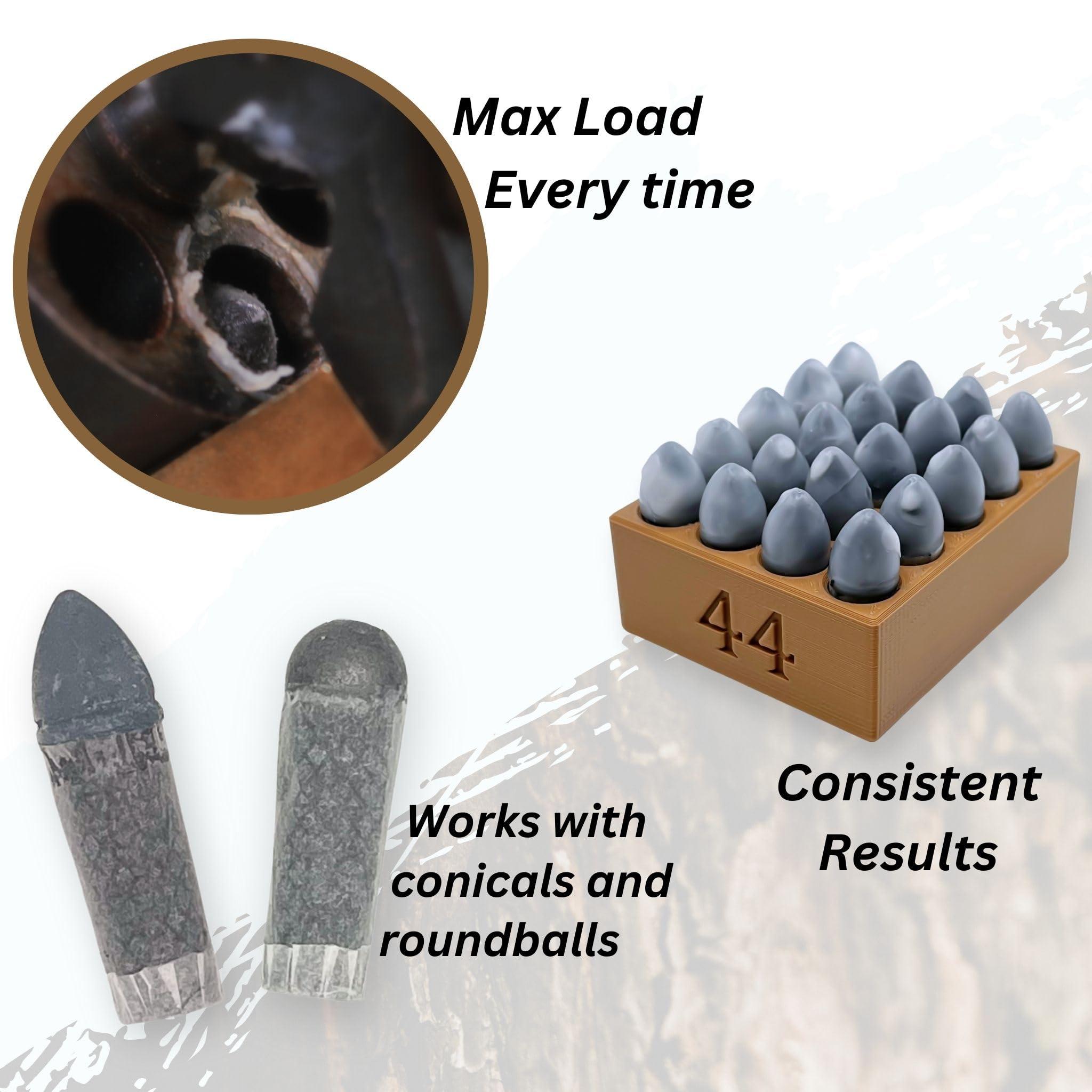 CartridgeKits 44 Cal. Paper Cartridge Former Master Kit for Black Powder Percussion Revolver